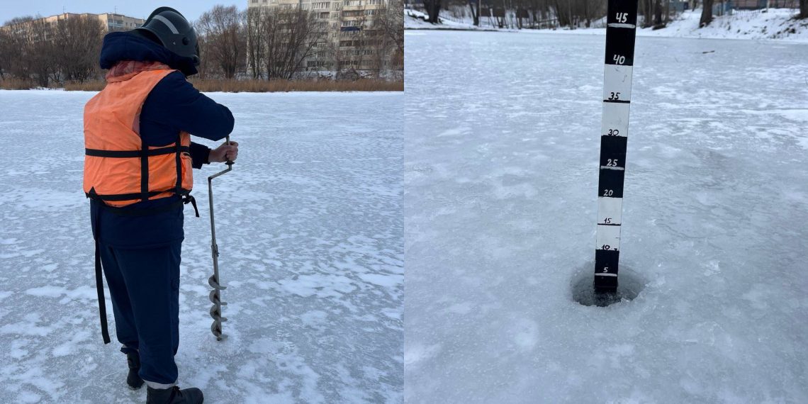 Выход на лёд ульяновских водоёмов всё ещё смертельно опасен