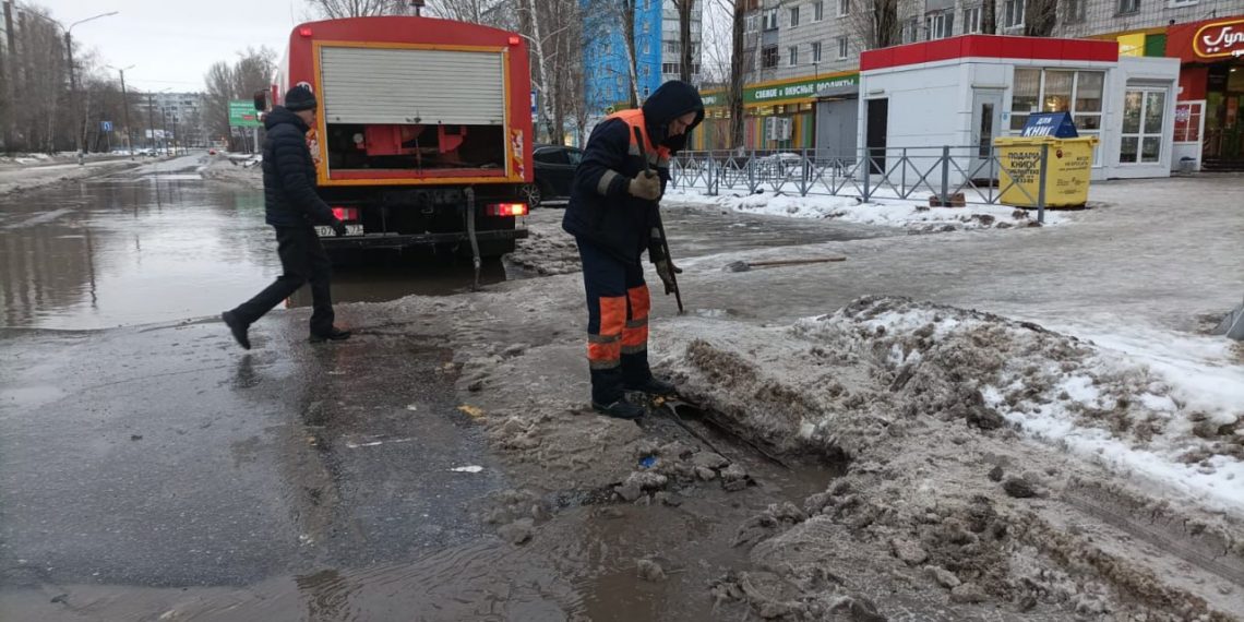В Ульяновске ликвидируют последствия январского потепления