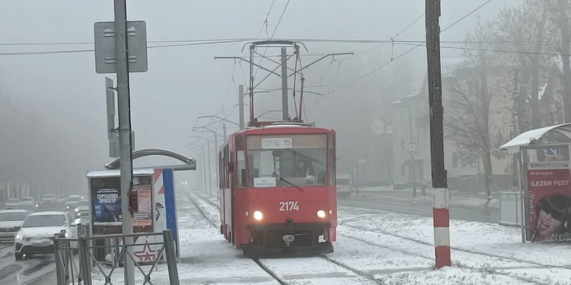 В городе плотный туман, ульяновцы рискуют попасть под колёса