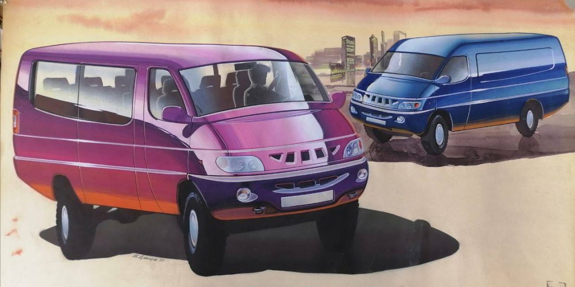 Ульяновский автозавод показал необычные эскизы «Буханки»