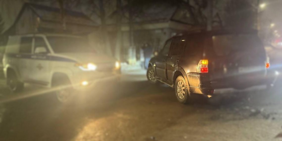 Полицейский «Патриот» попал в тройное ДТП на улице Симбирской