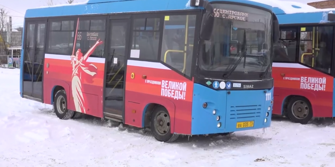 Ульяновск готовится к Дню Победы: общественный транспорт украсят праздничной символикой