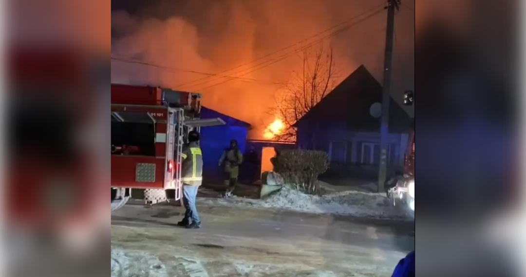В огне пожара на Тутях погиб человек