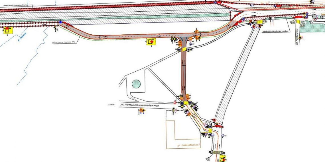 Дорога со стороны УлГУ в Ульяновске снова станет двусторонней