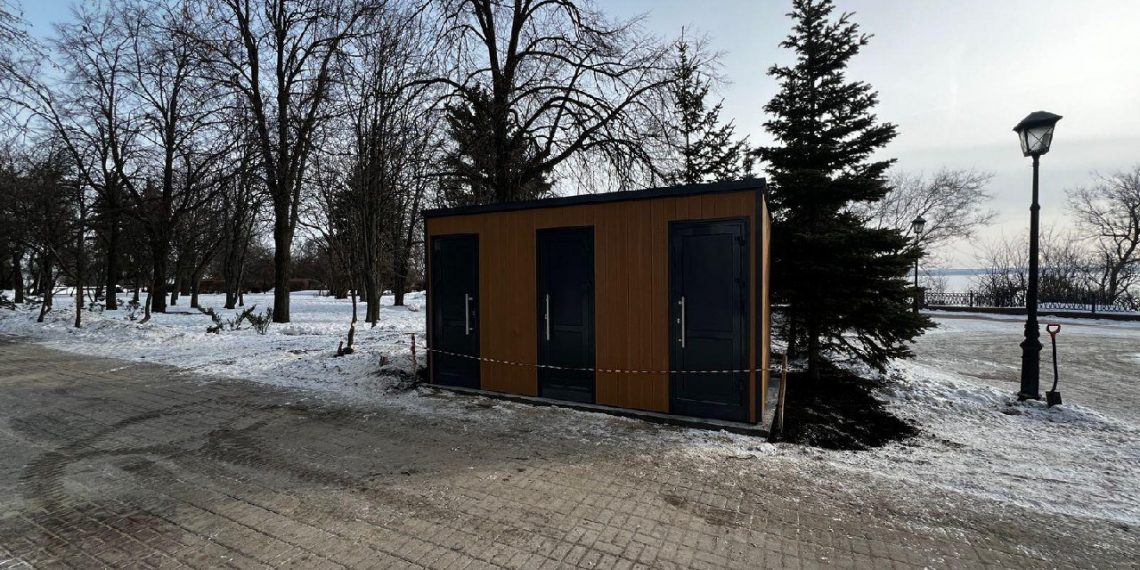 Два туалета установили в центре Ульяновска и на Среднем Венце 5 февраля
