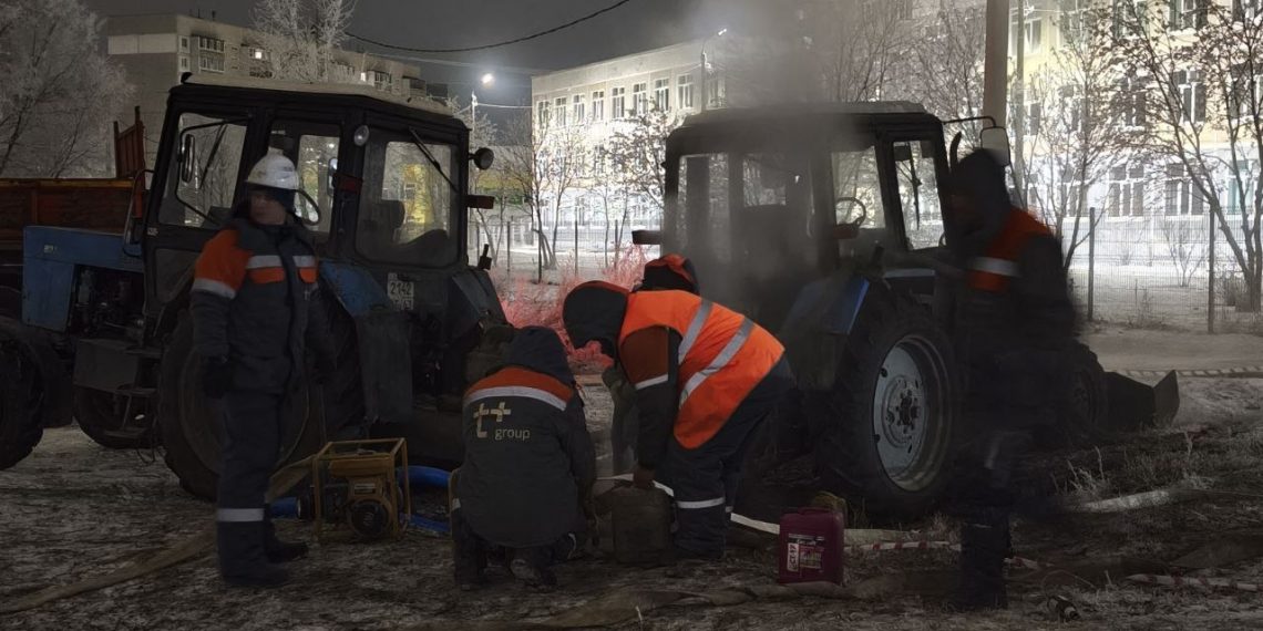 Спасатели и другие службы Ульяновска брошены на помощь в ликвидации порыва теплотрассы на Отрадной