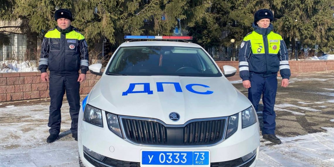 Ульяновские гаишники предотвратили пожар в Тереньгульском районе