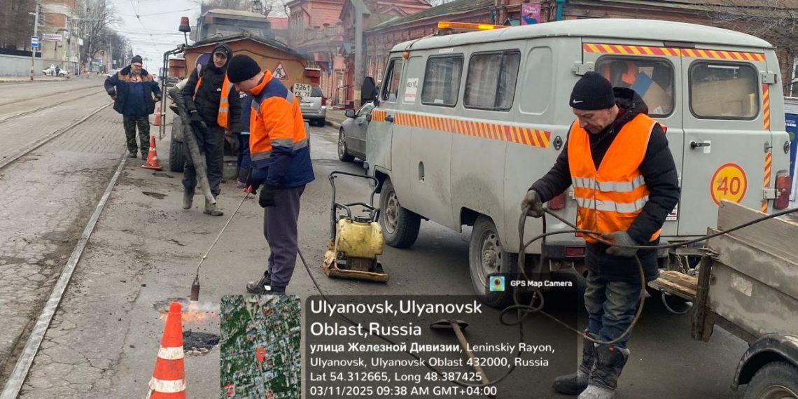 В минувшие сутки в Ульяновске закатывали ямы и откачивали воду