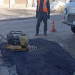 За сутки в Ульяновске закатали асфальтом ямы на тринадцати улицах