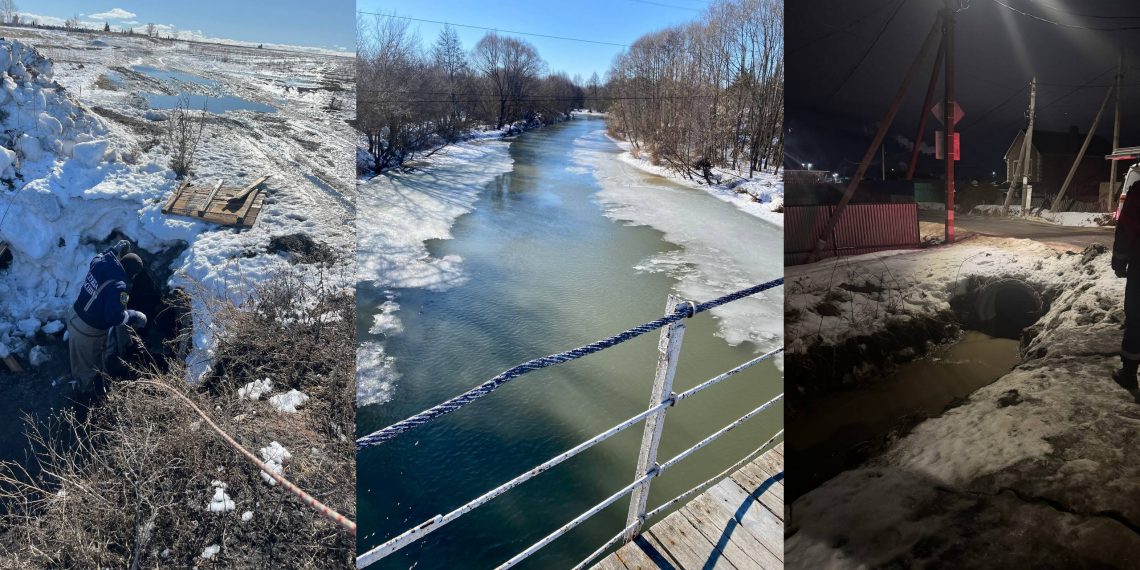 Ульяновские спасатели предотвратили масштабный потоп в Баратаевке