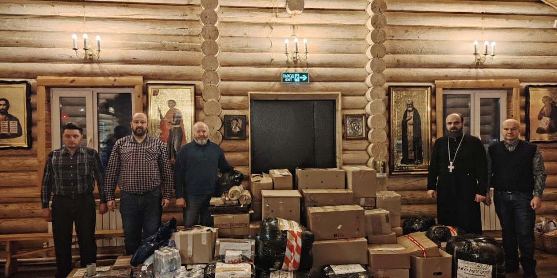 Прихожане Ульяновска передали гуманитарную помощь военнослужащим 345-го десантно-штурмового полка