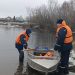 После разлива Свияги и подтопления моста в Больших Ключищах организовали лодочную переправу