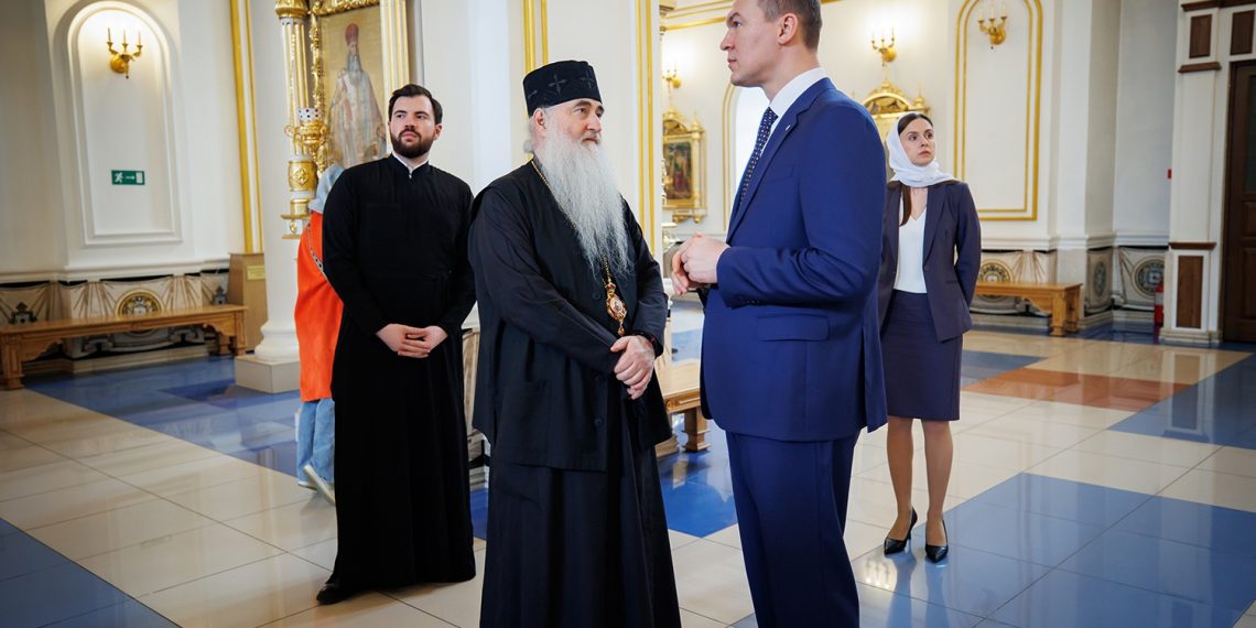 В Ульяновске митрополит Лонгин и министр Дегтярёв обсудили сотрудничество