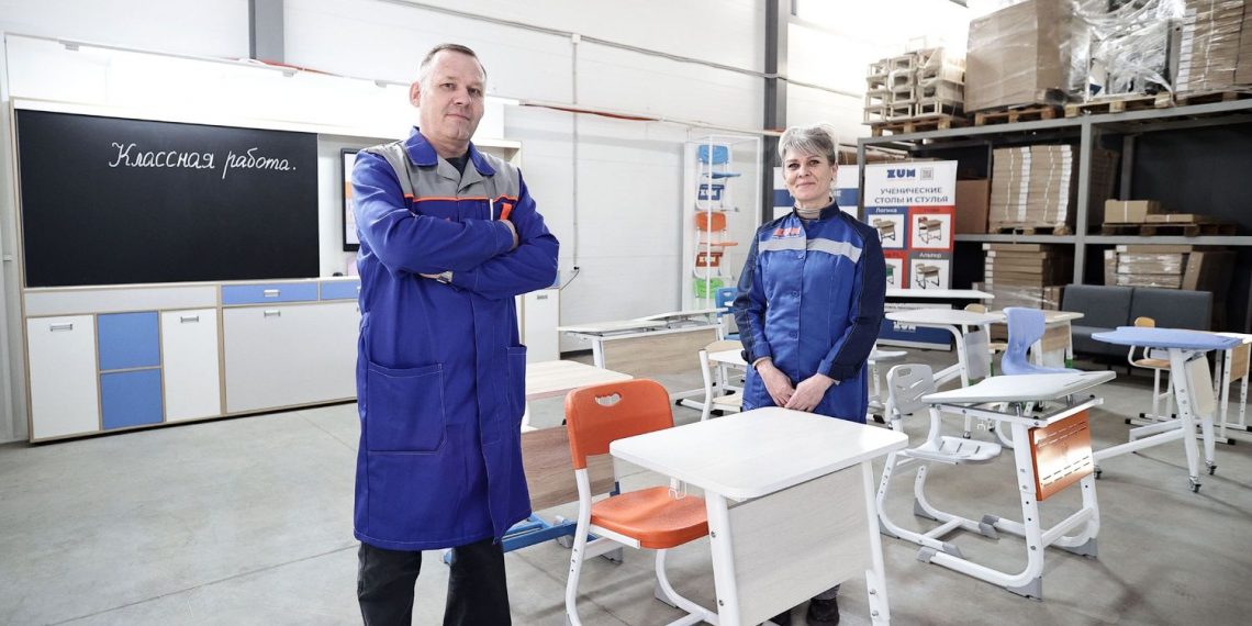 В Ульяновской области открылось современное производство образовательной мебели
