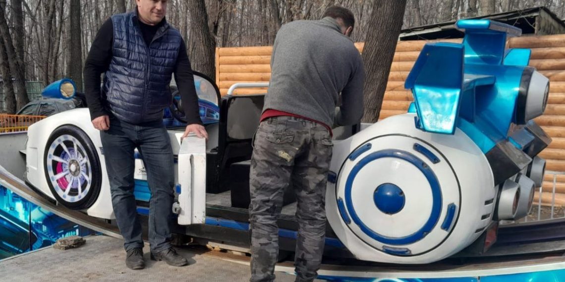 Парк «Прибрежный» в Ульяновске запускает аттракционы раньше срока