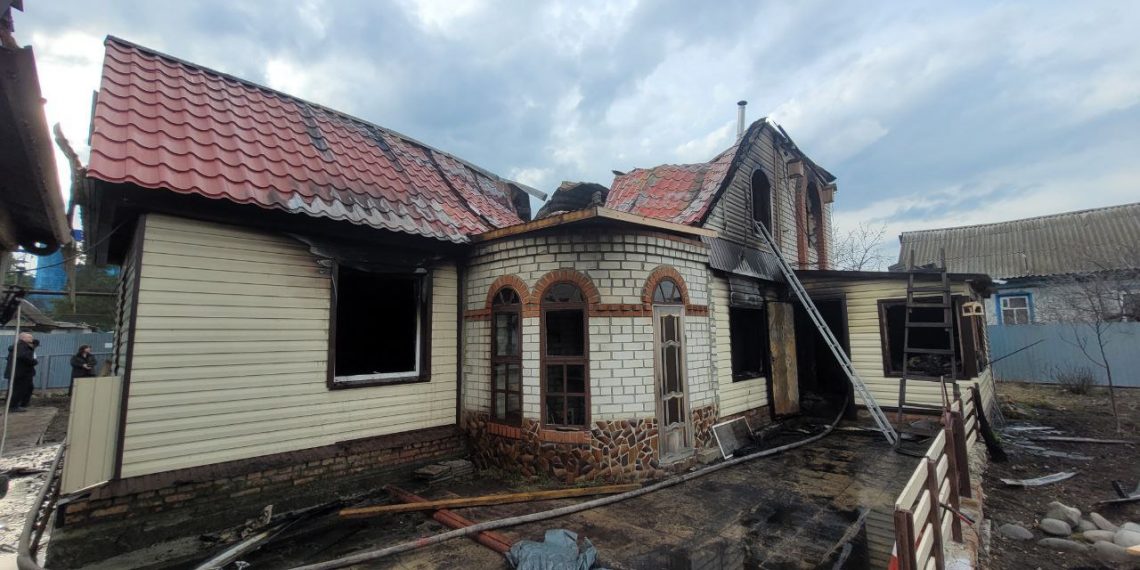 Пожилой мужчина погиб на пожаре в Сенгилеевском районе