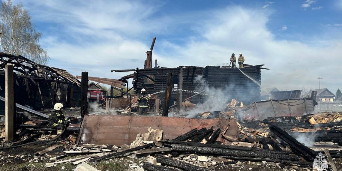 Трагедия в Новом Доле: на пожаре погиб пенсионер