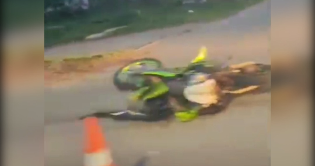 Молодой байкер покалечился в столкновении с авто на Верхней Террасе