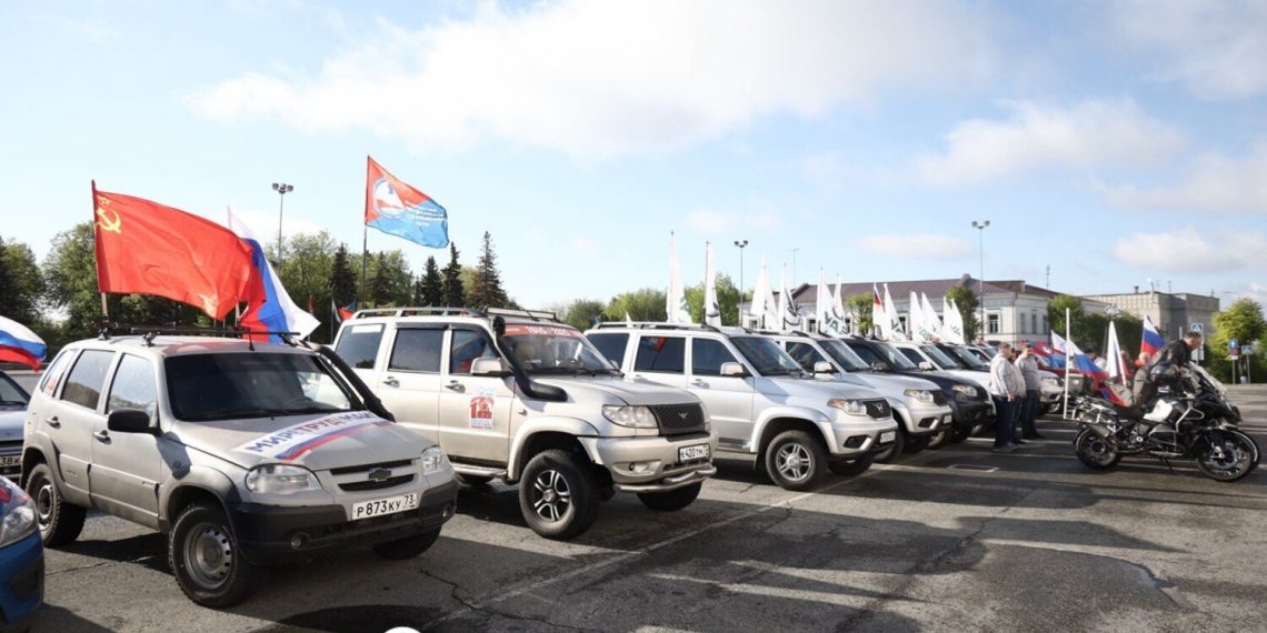 Первомайский профсоюзный автопробег прошёл в Ульяновской области