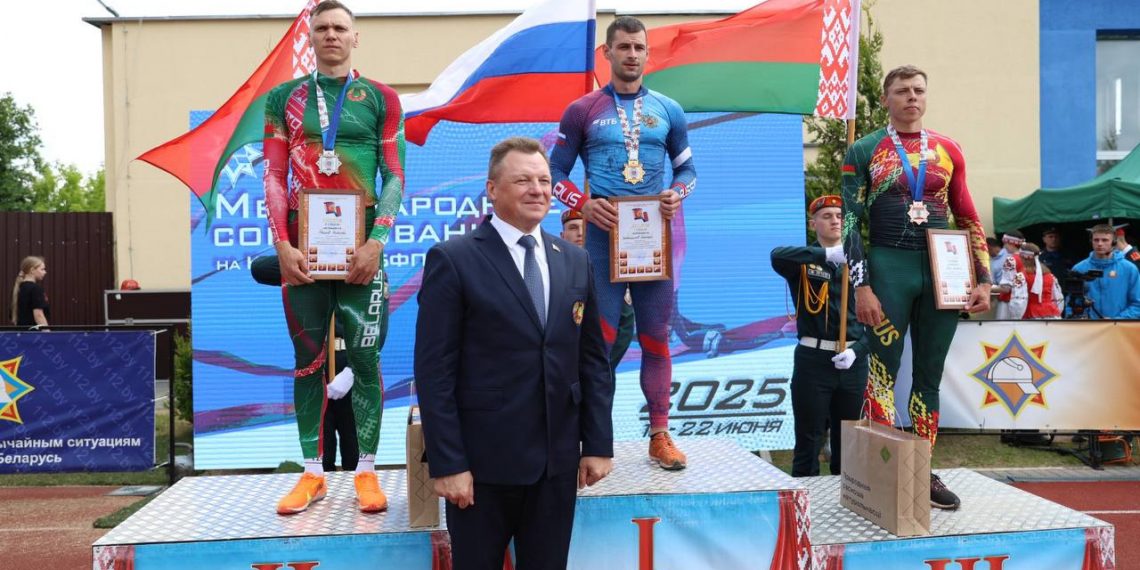 Ульяновский пожарный триумфально выступил на международном турнире