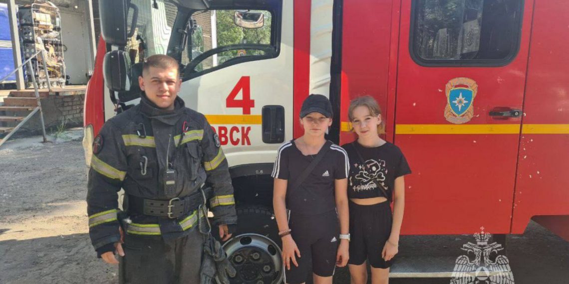 Две девочки предотвратили крупный пожар в Ульяновске