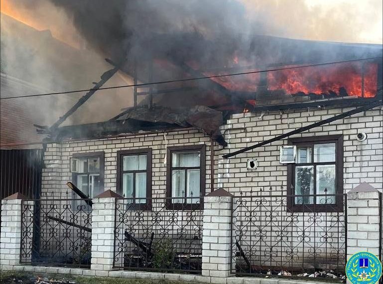 Стало известно, по какой причине загорелся дом на севере Ульяновска