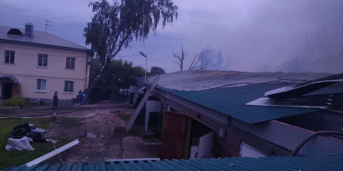 Ночной пожар в центре Ульяновска: огнеборцы ликвидировали возгорание на Льва Толстого