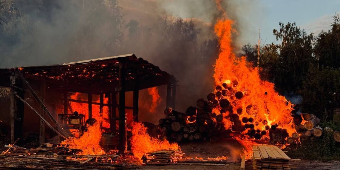 За сутки в Ульяновской области случилось 4 пожара, есть пострадавшие