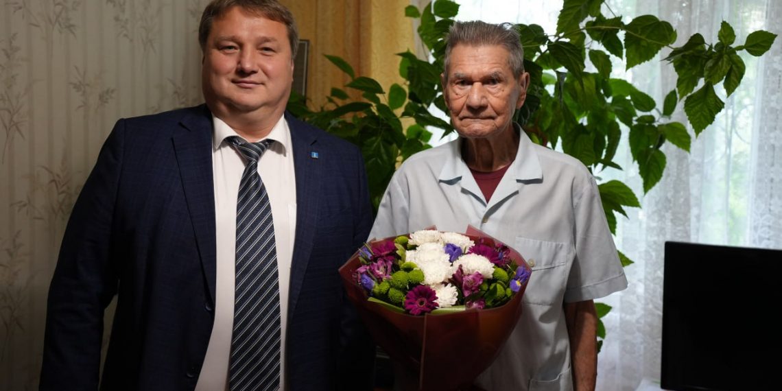 Ульяновский мэр встретился с ветераном-партизаном