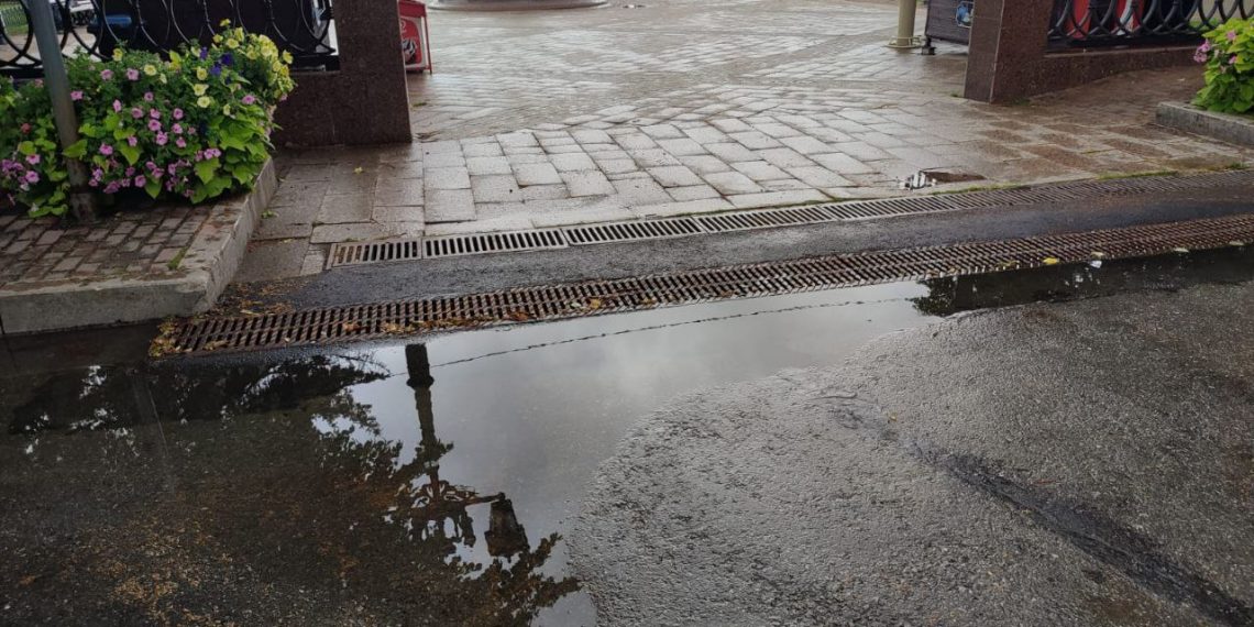 От музея до лестницы: на Новом Венце модернизировали ливнёвку