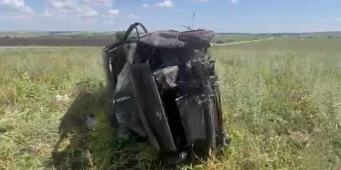 15 июля в Новоспасском районе погиб водитель улетевшего в кювет Ford Fusion