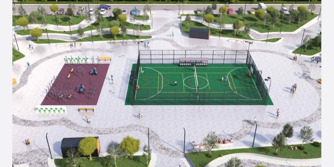 ФОКОТ с тренажерами и игровыми зонами строят в Ульяновске на месте старого недостроя