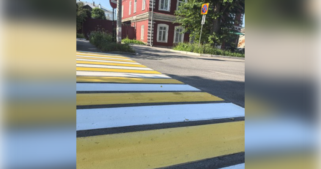 75% готово: как идёт обновление дорожной разметки в Ульяновске