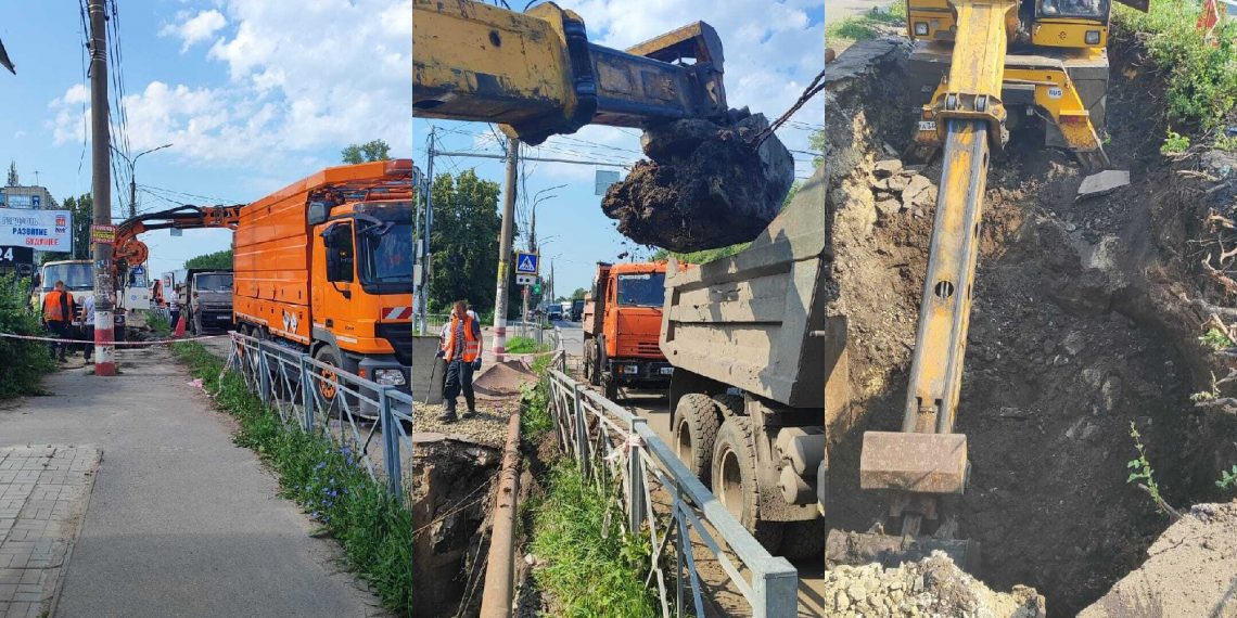 «Ульяновскводоканал» оперативно восстанавливает водоснабжение в Вырыпаевке