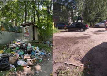 Ульяновские отдыхающие превратили берег Белого озера в свалку