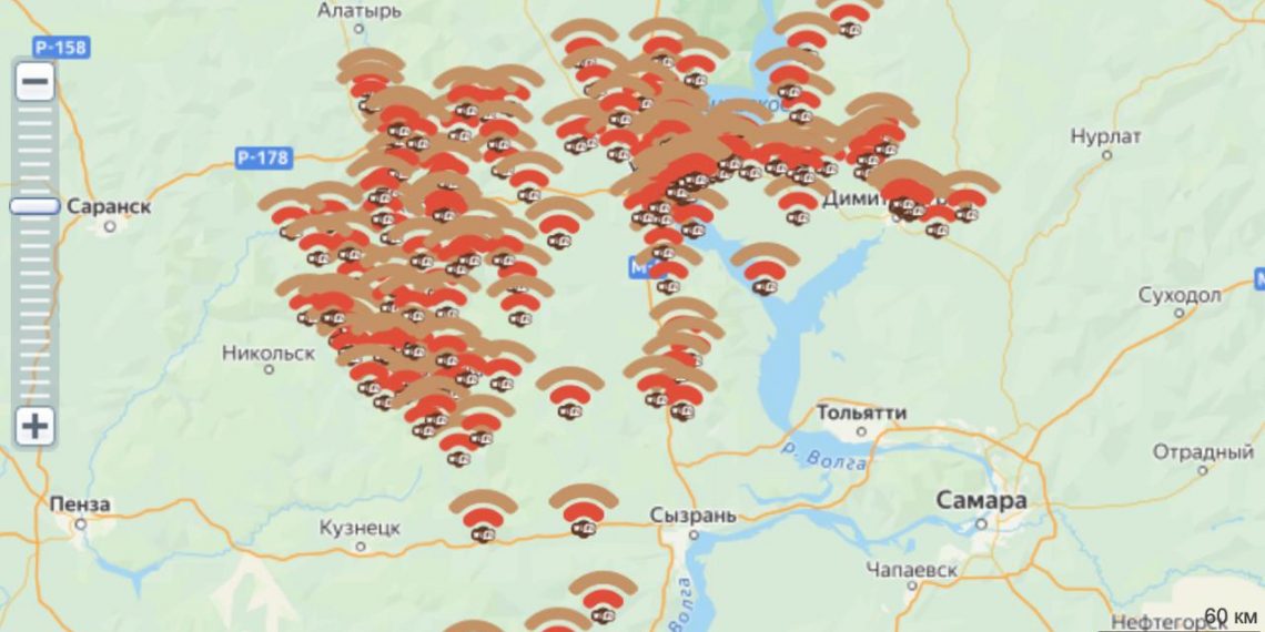 Появилась карта точек с бесплатным Wi-Fi в Ульяновской области