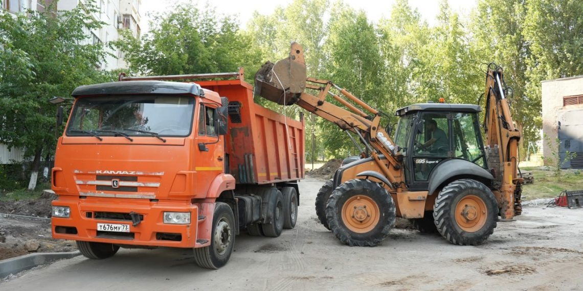 В Ульяновске активно благоустраивают 23 двора