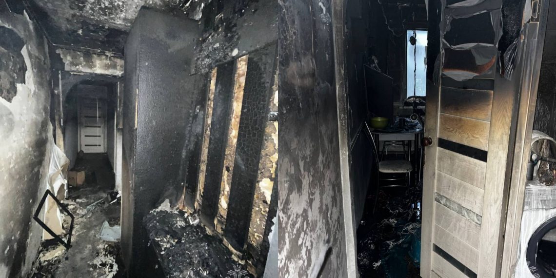 На улице Рабочей в Ульяновске эвакуировали жильцов из горящего дома