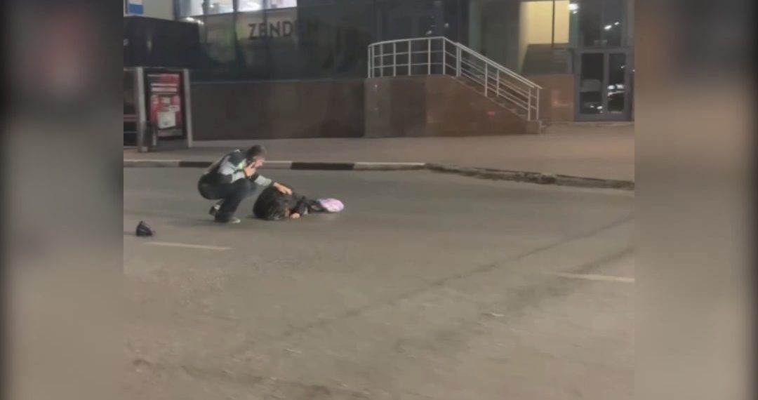 У «Пушкарёвского кольца» в Ульяновске иномарка сбила пенсионерку