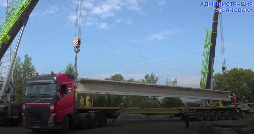 Минаевский мост обретает форму: идёт монтаж 24-метровых балок