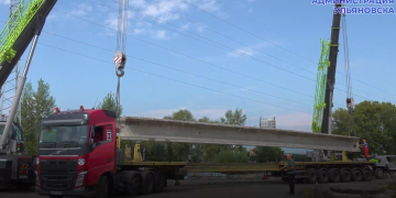 Минаевский мост обретает форму: идёт монтаж 24-метровых балок