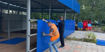 Ульяновские осуждённые обновили площадку детсада