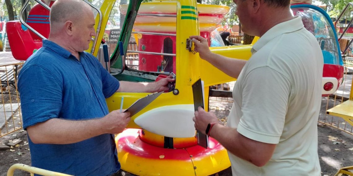 Аттракционы в ульяновском парке «Прибрежный» признали безопасными