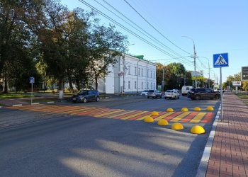 Около гимназии №1 в Ульяновске появился пешеходный переход