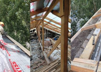 В Димитровграде впервые капитально ремонтируют крышу 60-летней пятиэтажки