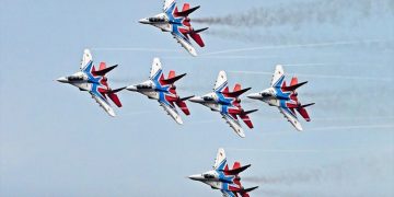 Завтра авиагруппа «Стрижи» проведет репетицию шоу над Ульяновском