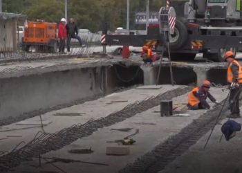 Строители приступили к монтажу балок на Минаевском мосту в Ульяновске