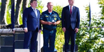 Главный спасатель города Андрей Тамбовский получил медаль «За заслуги перед Ульяновском»