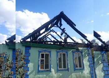 В Чердаклах пожарные спасли жилой дом от огня