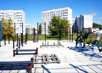 На месте старого недостроя в Ульяновске строят новую спортивную площадку